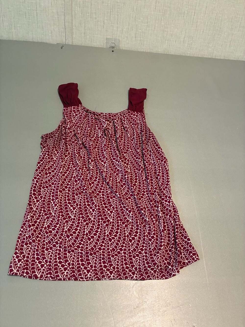 Women's New York and Company Tank Top Stretch Sleeveless Pleated - Size XL Ny&Co